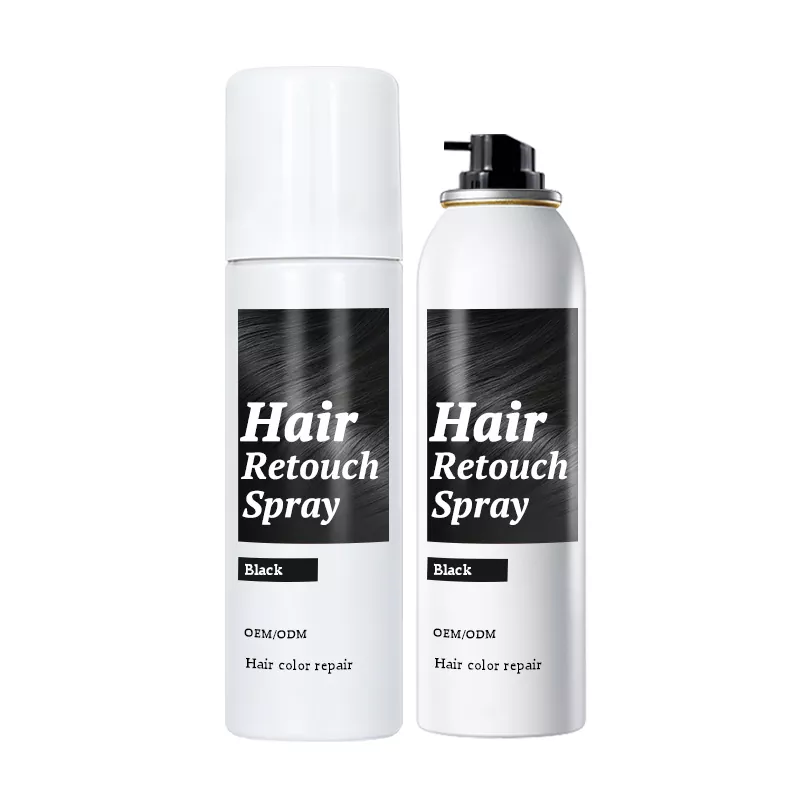 Spray pentru retușare naturală a părului cu uscare istantanee